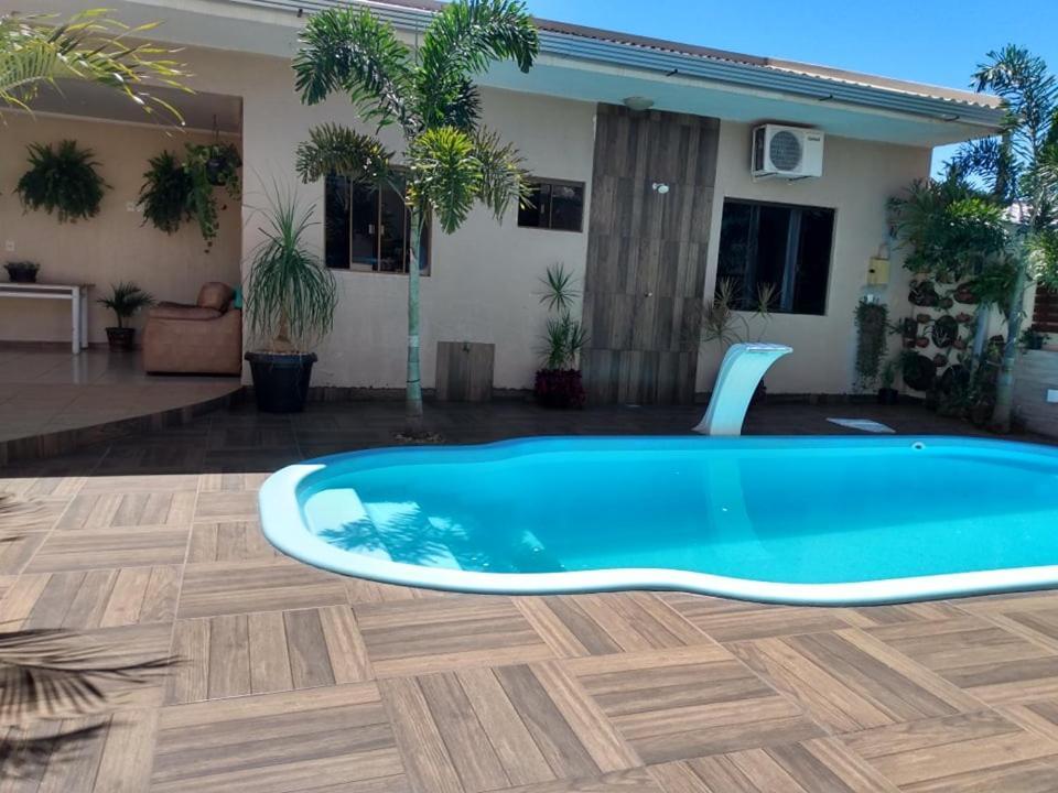 Edicula Com Um Quarto Banheiro E Piscina E Lazer Φοζ ντο Ιγκουασού Εξωτερικό φωτογραφία